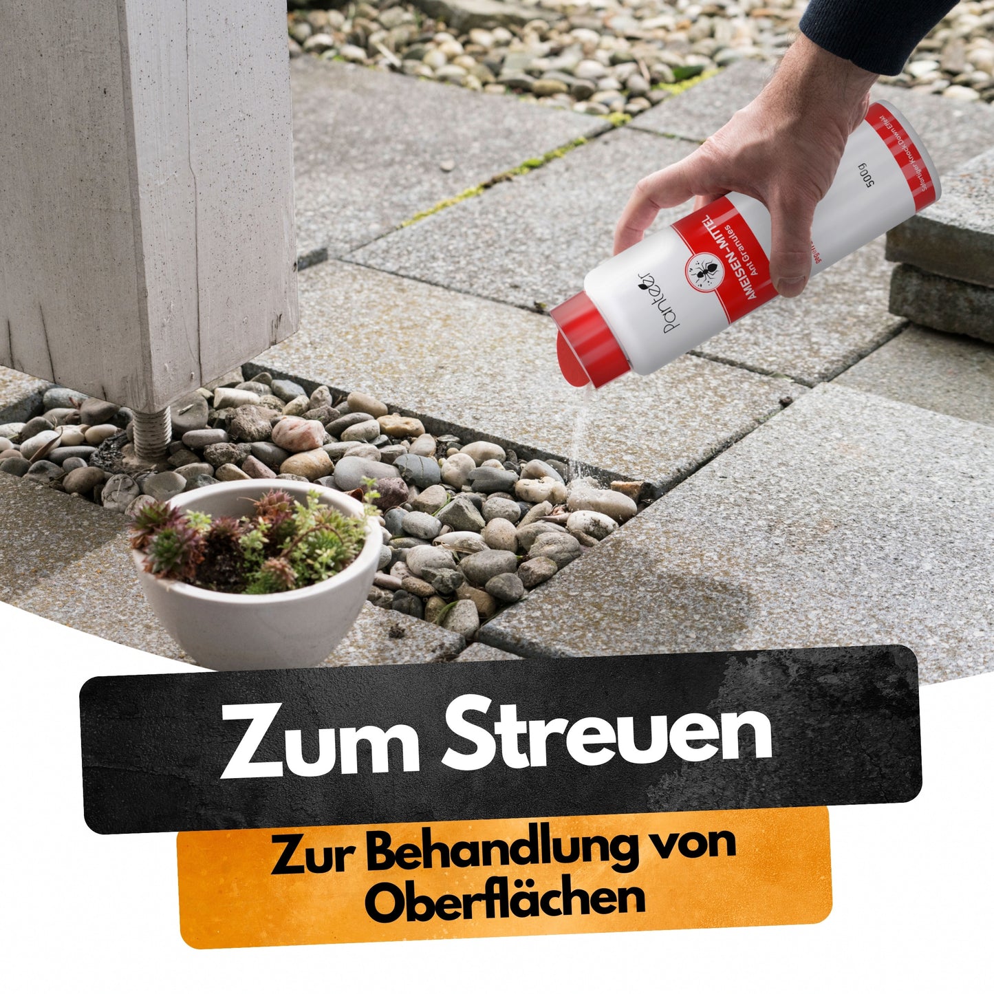 Ameisen Mittel - 4 Kg - Ameisenstreu Granulat Ameisengift (8x500g)