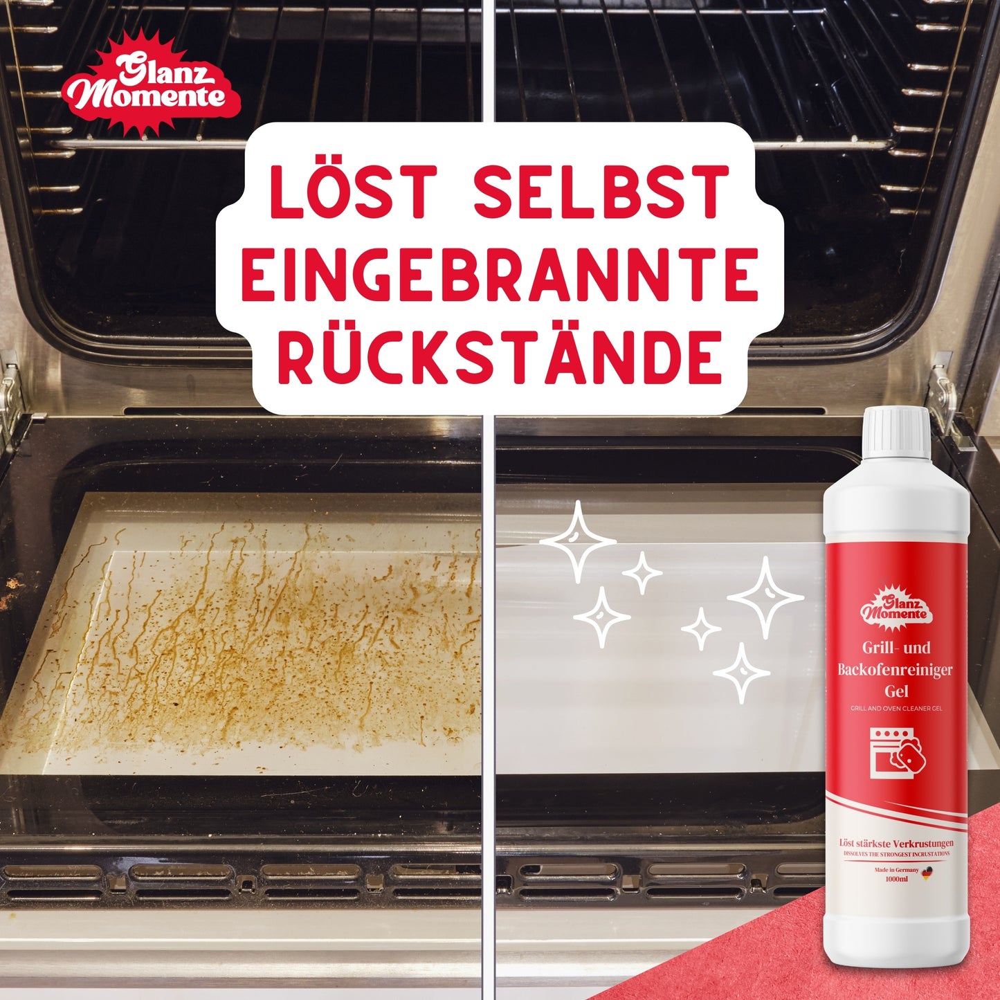 Grill- und Backofenreiniger Gel - 1000ml