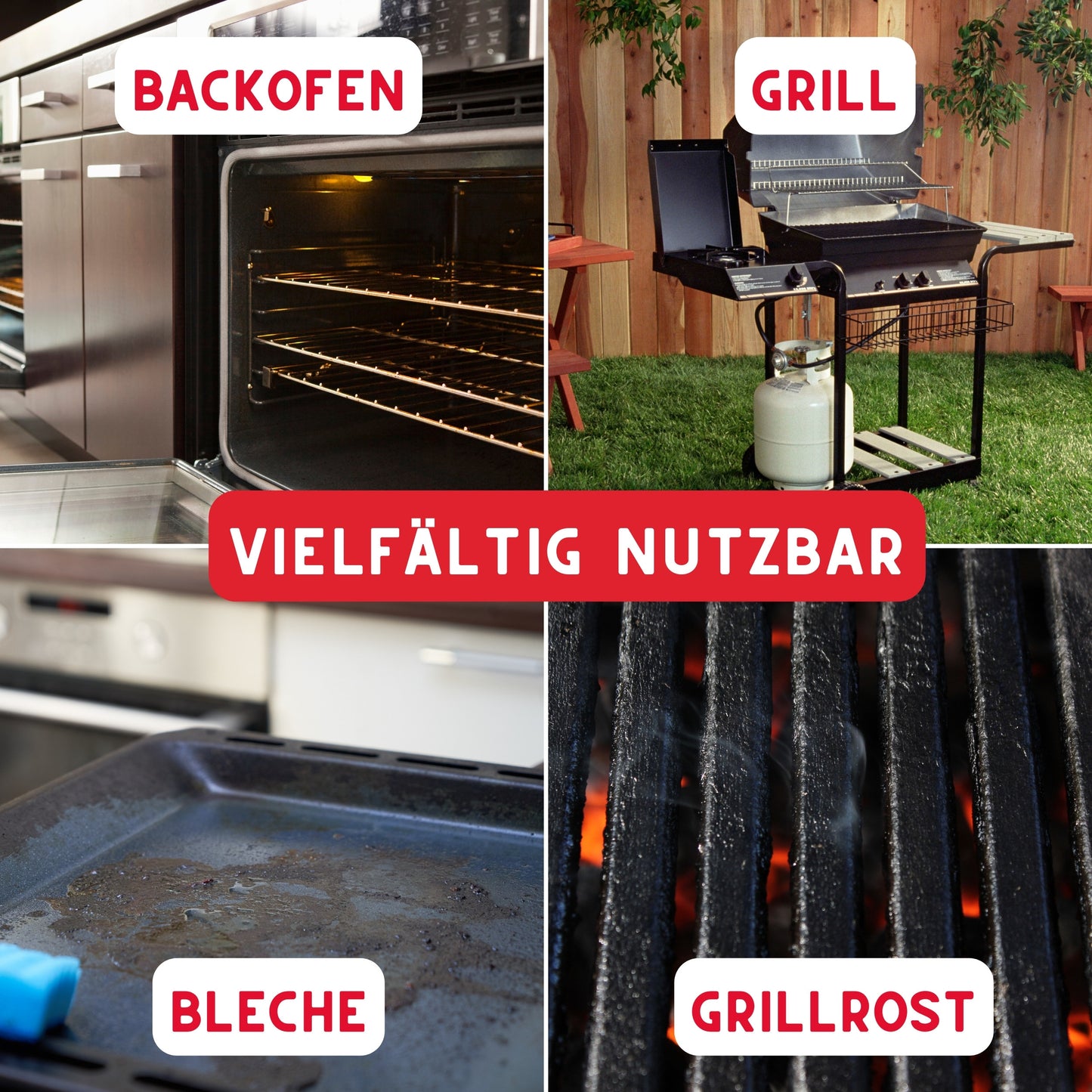 Grill- und Backofenreiniger Gel - 1000ml