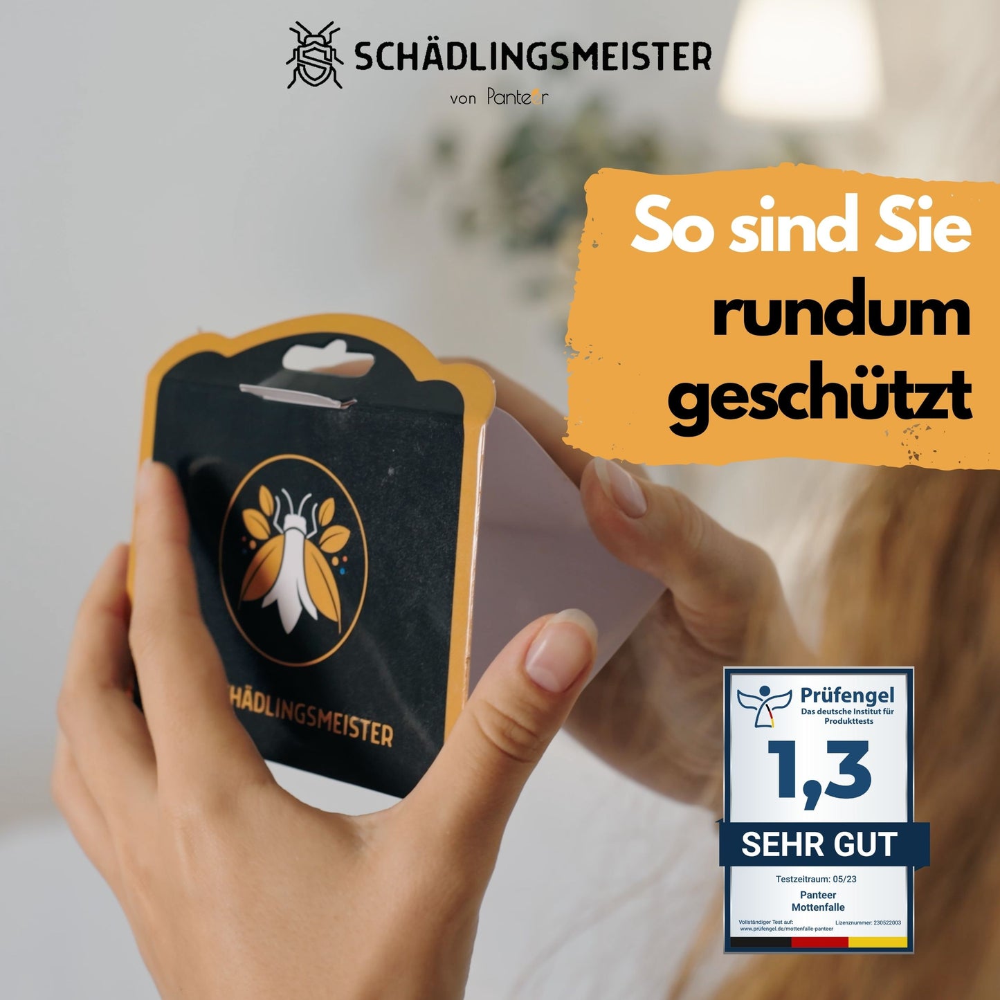 Zedernholz Ringe - 50 Stück + 1 Mottenfalle Kleidermotten (1 Set)