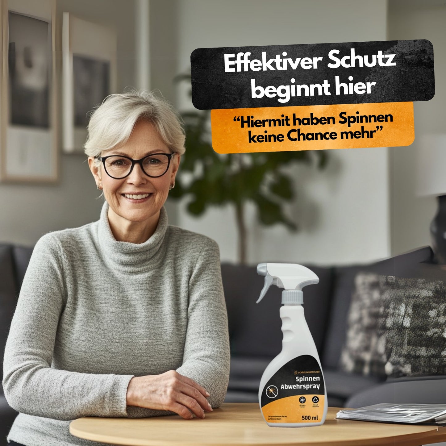 Spinnen Abwehrspray - 500 ml - Repellent - Mit Eukalyptus