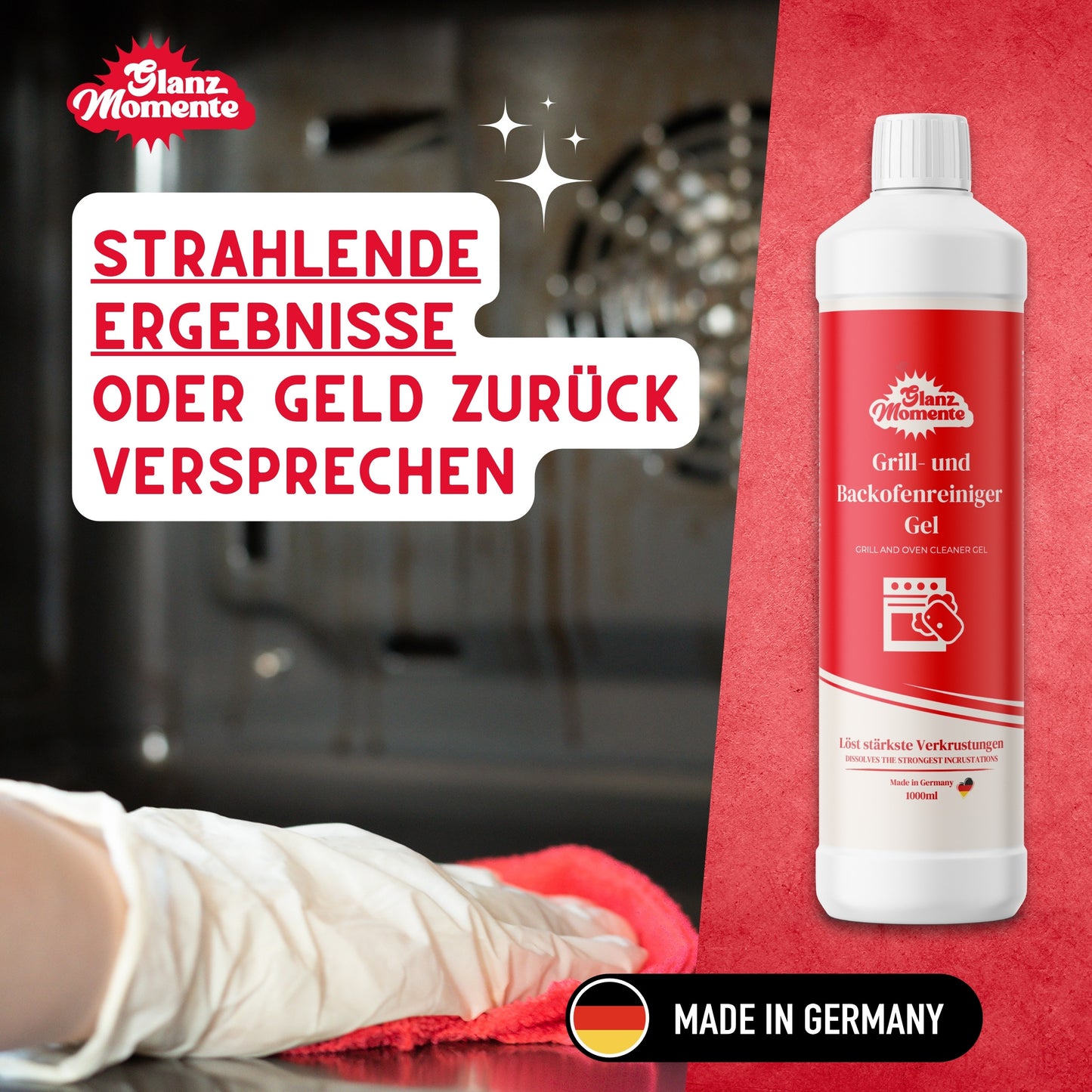 Grill- und Backofenreiniger Gel - 1000ml
