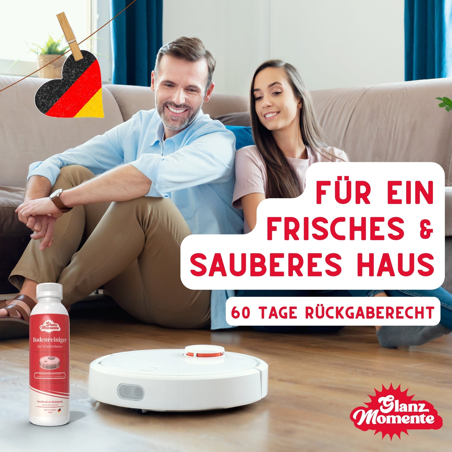 Bodenreiniger für Wischroboter - 500ML - Konzentrat 1:200