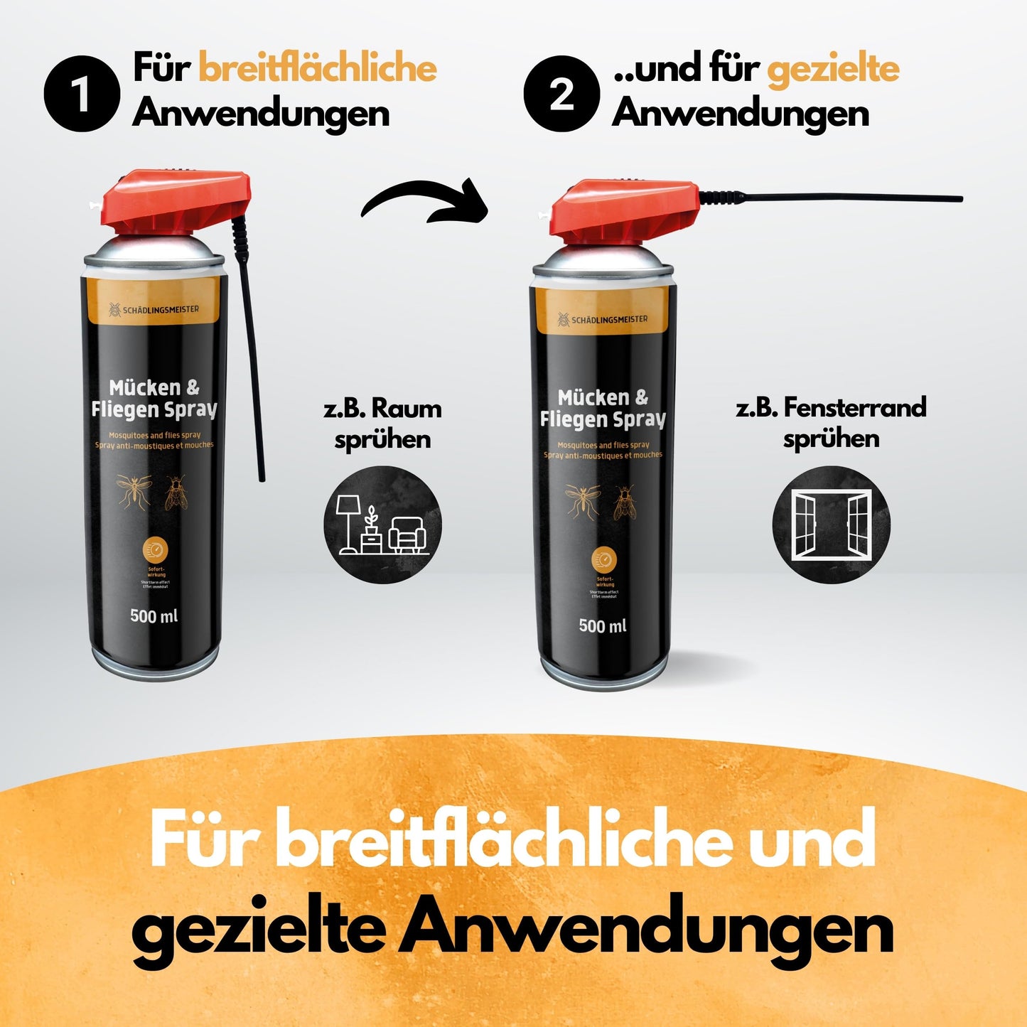 Mücken & Fliegen Spray - 500ml