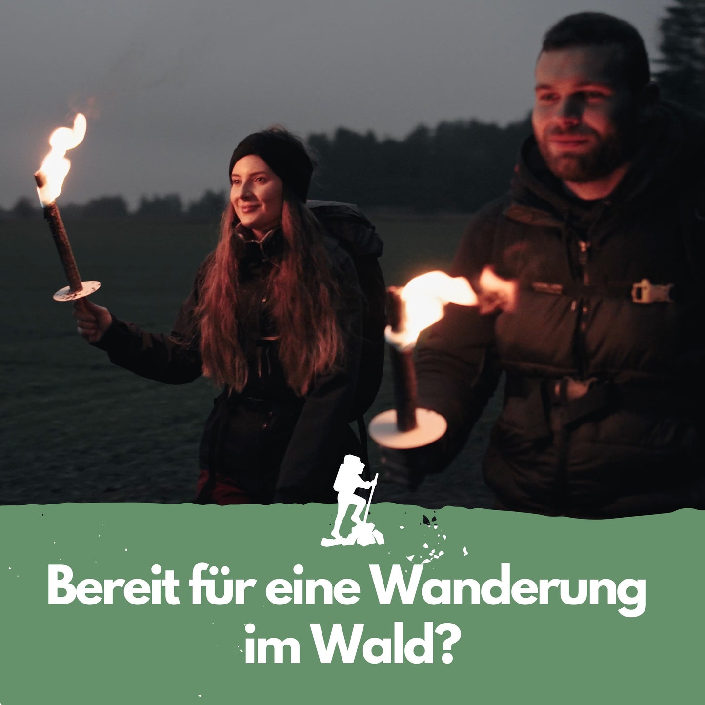 Fackeln - Wachsfackeln für Wanderungen