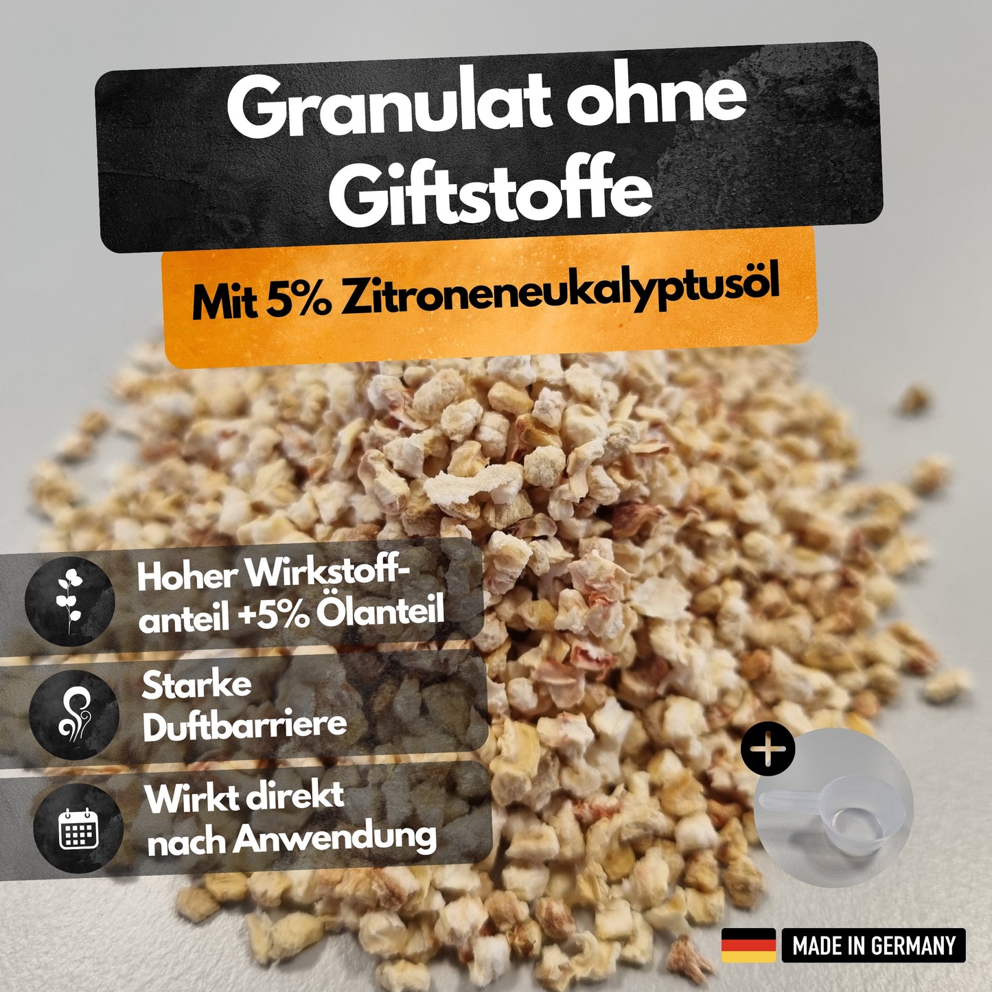 Schnecken Stopp Granulat - 500g - Abwehren, nicht töten