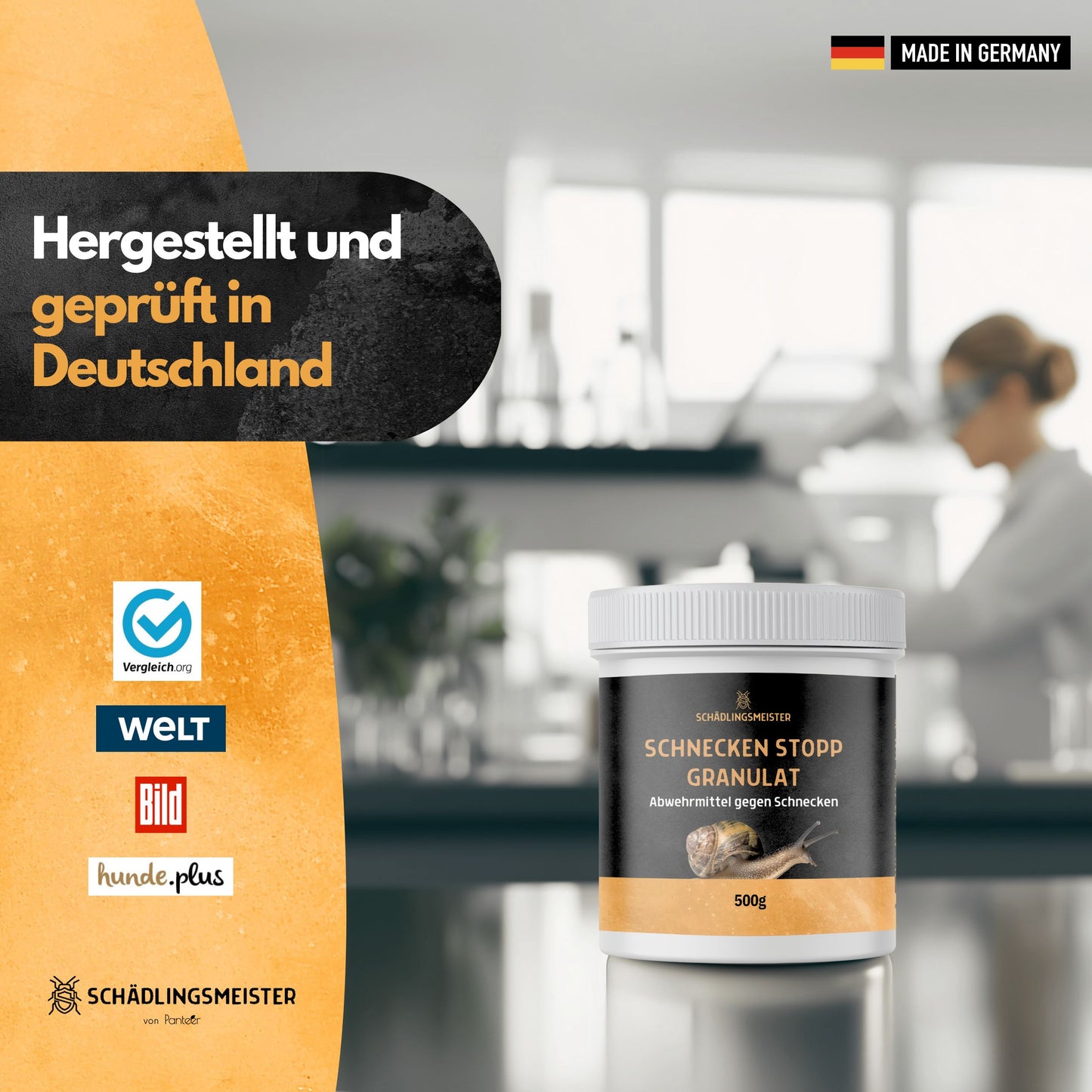 Schnecken Stopp Granulat - 500g - Abwehren, nicht töten