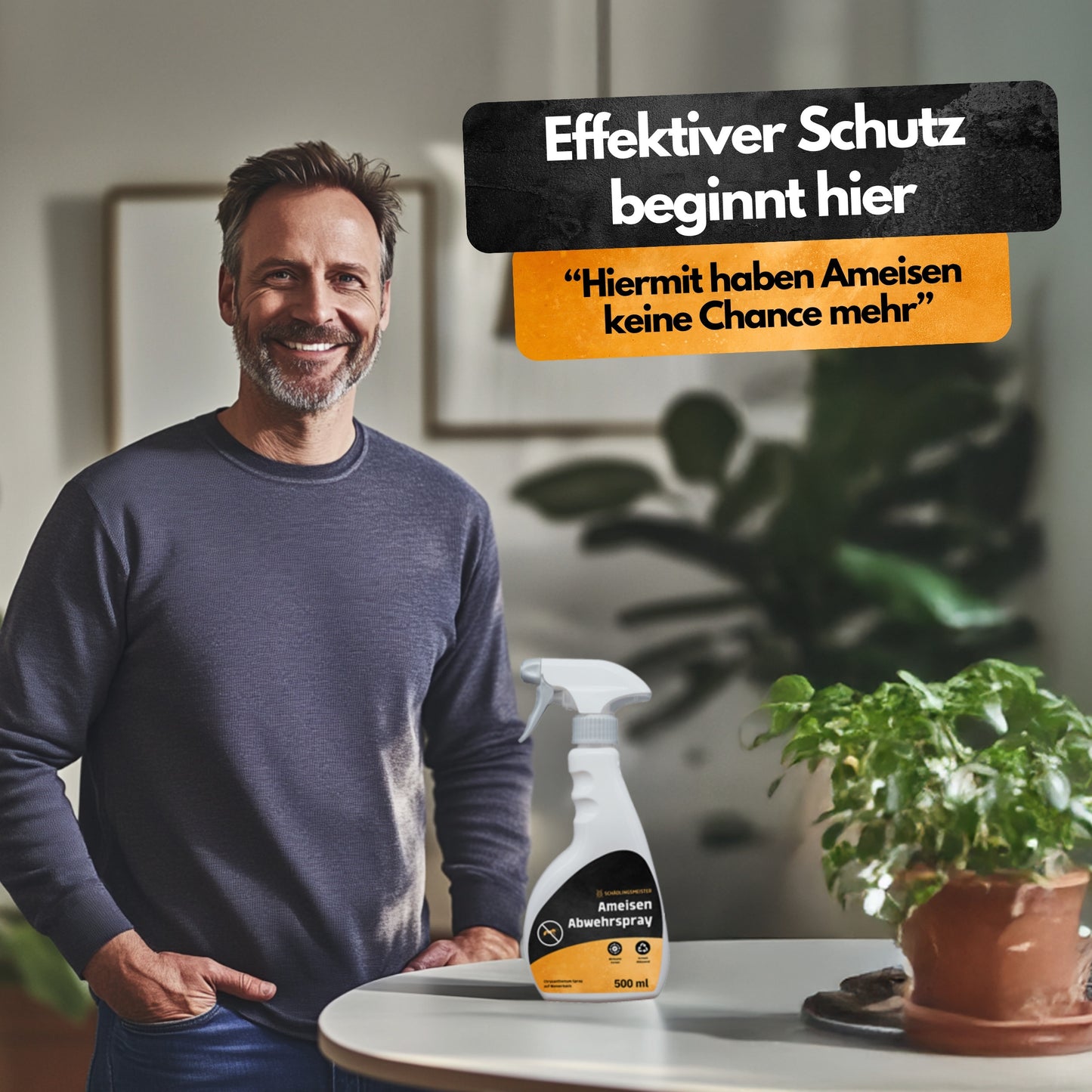 Ameisen Abwehrspray - 500 ml - Repellent - Mit Eukalyptus