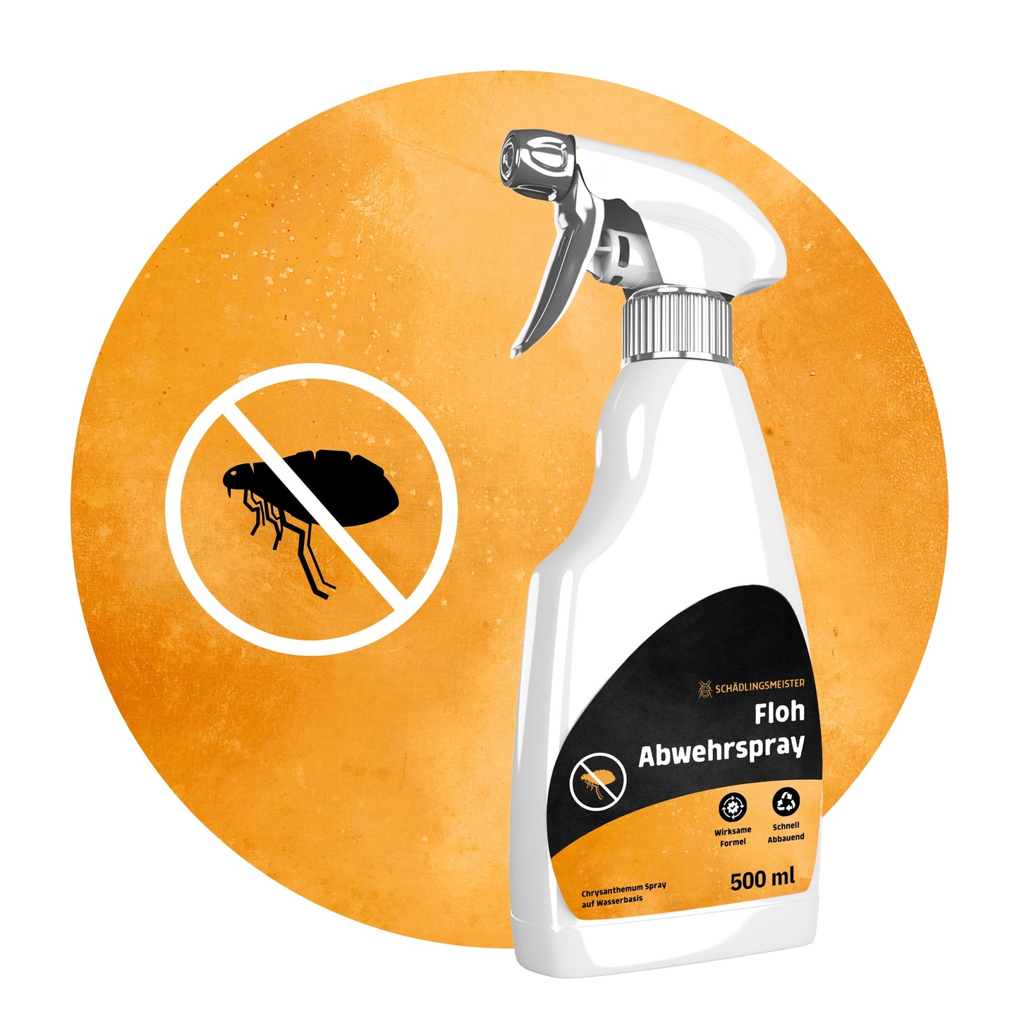 Floh Abwehrspray - 500 ml - Repellent - Mit Eukalyptus