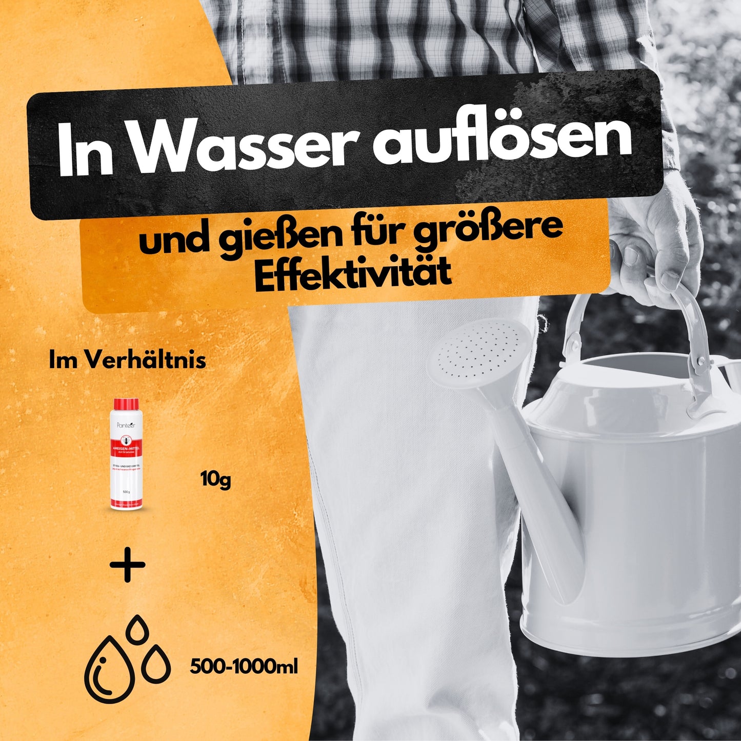 Ameisen Mittel - 4 Kg - Ameisenstreu Granulat Ameisengift (8x500g)