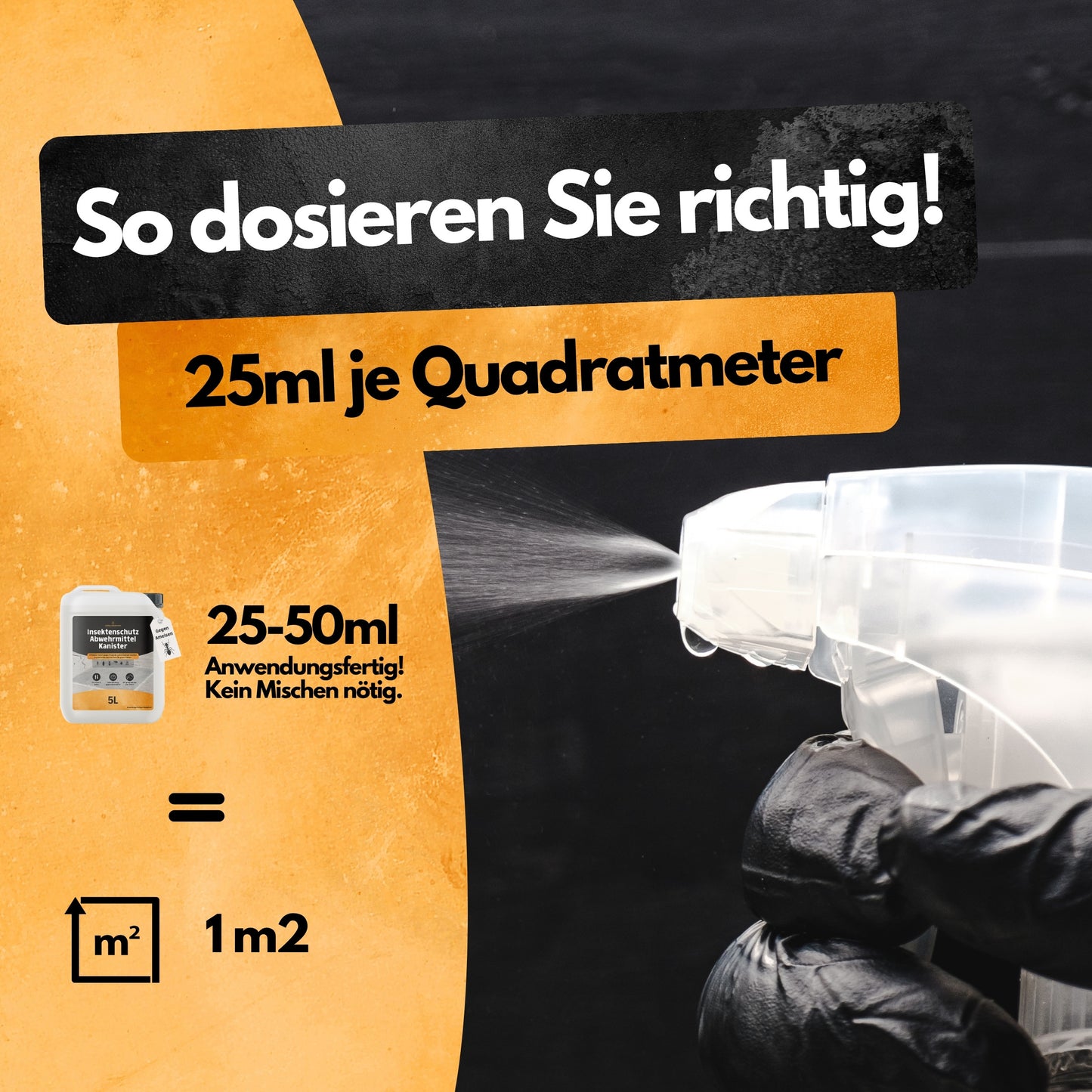 Gegen Motten! – Insektenschutz Abwehrmittel Kanister – 5L - Anwendungsfertig