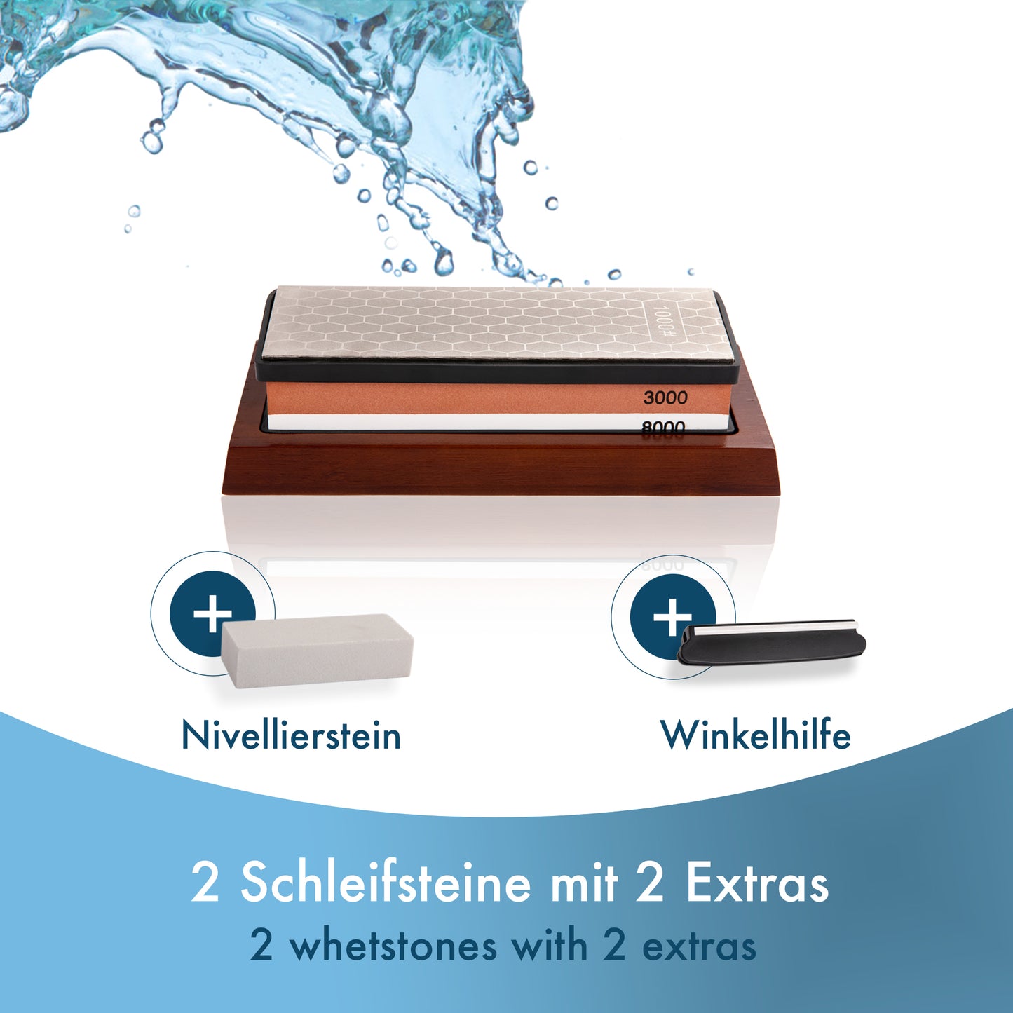 Schleifstein 7-teiliges Profi Set inkl. Diamantstein