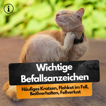 Spot On Repellent - 3 Tuben - Gegen Flöhe, Zecken, Läuse - Für Katzen und Hunde