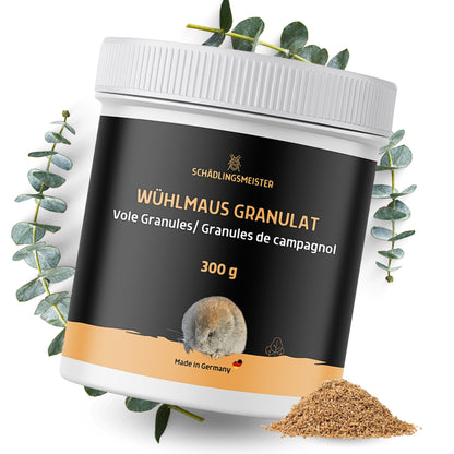 Schädlingsmeister Wühlmaus Granulat - Abwehr Granulat - 300g