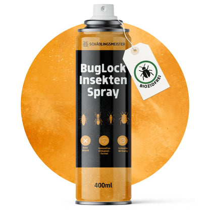 BugLock Insekten Spray - 400ml - Biozidfrei - Einkapselungseffekt