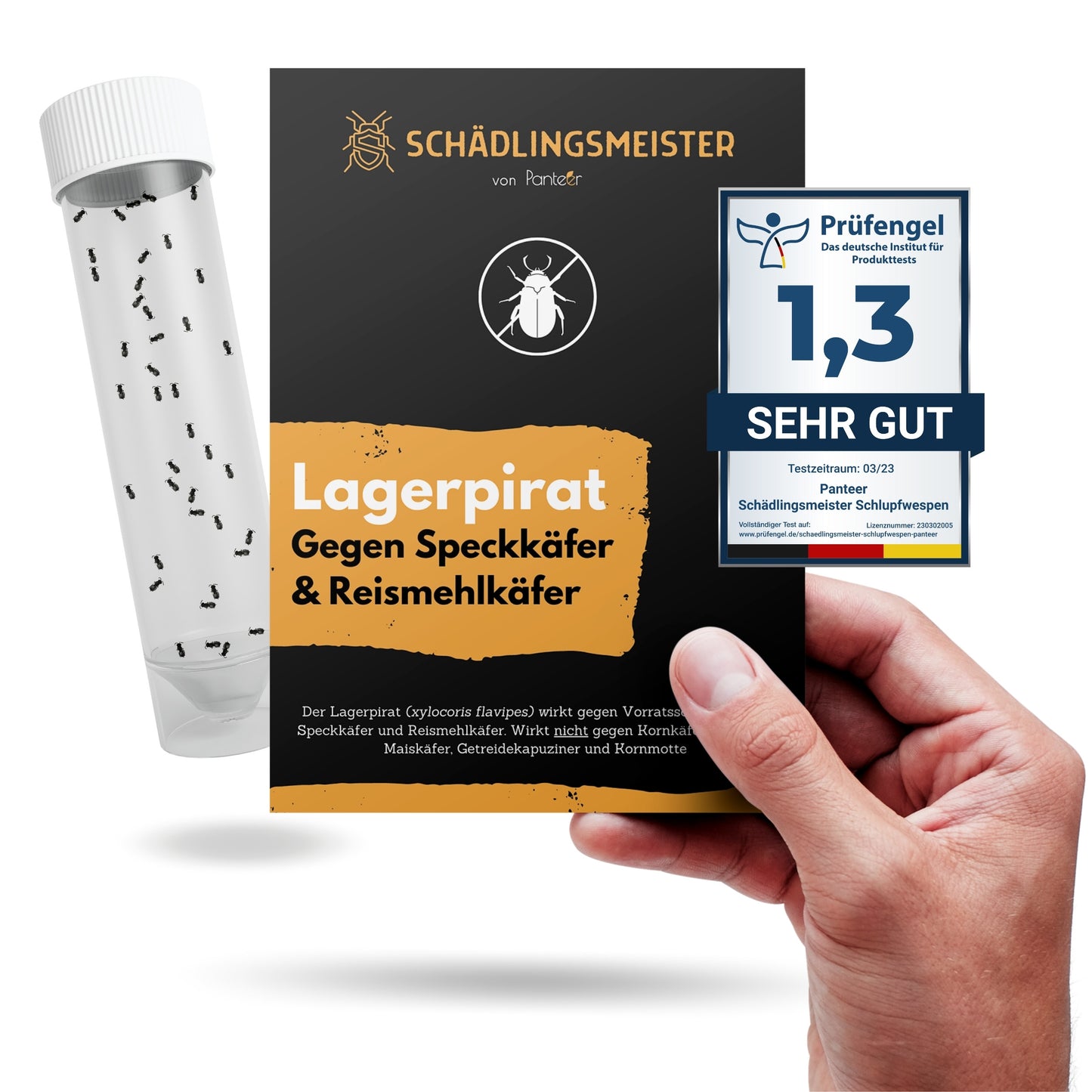 Lagerpiraten gegen Speckkäfer und Reismehlkäfer - 30 Nützlinge