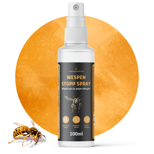 Wespen Stopp Spray - 100 ml - Hoch konzentriert - 12 Wochen Langzeitschutz