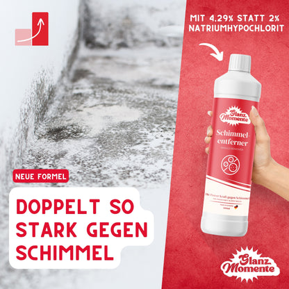 Schimmelentferner Wand - 1000ML - Entfernt hartnäckigen Schimmel