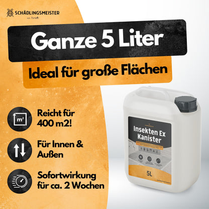 Käfer Insektizid! – Insekten Ex Kanister – 5L – Anwendungsfertig