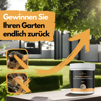 Schädlingsmeister Wühlmaus Granulat - Abwehr Granulat - 300g