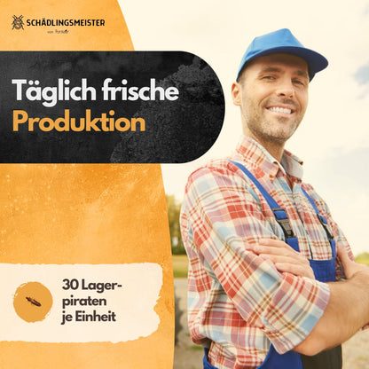 Lagerpiraten gegen Speckkäfer und Reismehlkäfer - 30 Nützlinge