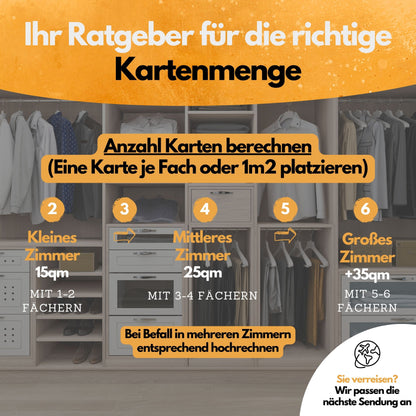 Panteer ® Schlupfwespen gegen Kleidermotten - 5 Lieferungen