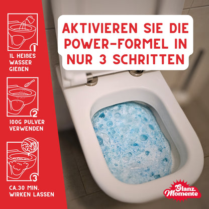 WC Schaumreiniger - Gegen Flecken, Kalk, Gerüche mit Zitrusduft