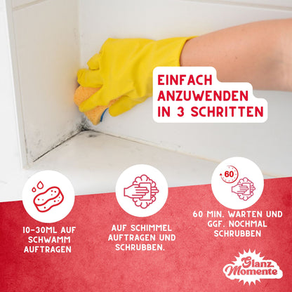 Schimmelentferner Wand - 1000ML - Entfernt hartnäckigen Schimmel
