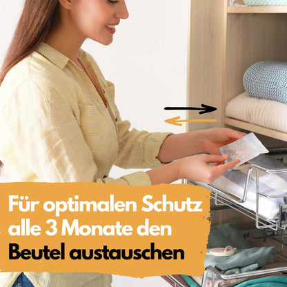 Schädlingsmeister Eukalyptus Beutel Mottenschutz - Duftsäckchen - 3 Stück - Mottenschutz für Kleiderschrank