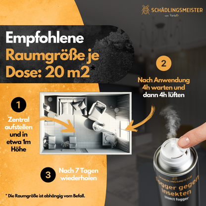 Fogger Abwehrspray – Abwehrmittel gegen Insekten - Mit Zitroneneukalyptusöl