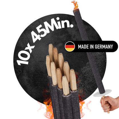 Fackeln - Wachsfackeln für Wanderungen