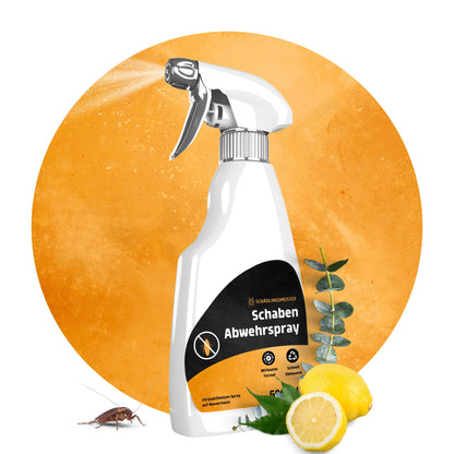 Schaben Abwehrspray - 500 ml - Repellent - Mit Eukalyptus