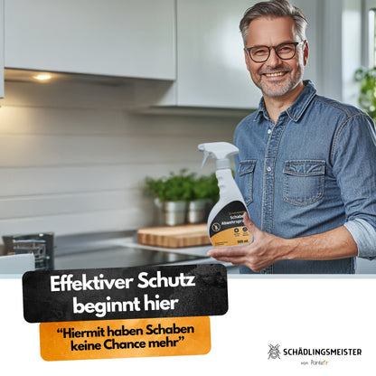 Schaben Abwehrspray - 500 ml - Repellent - Mit Eukalyptus
