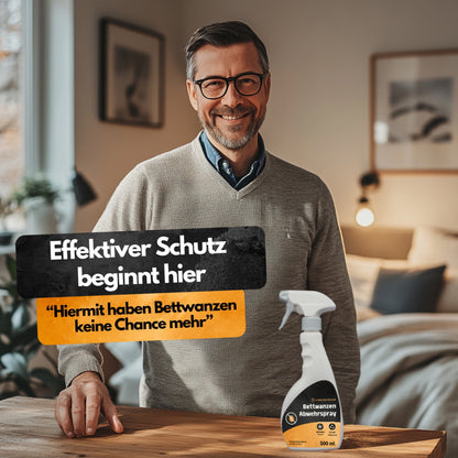 Bettwanzen Abwehrspray - 500 ml - Repellent - Mit Eukalyptus