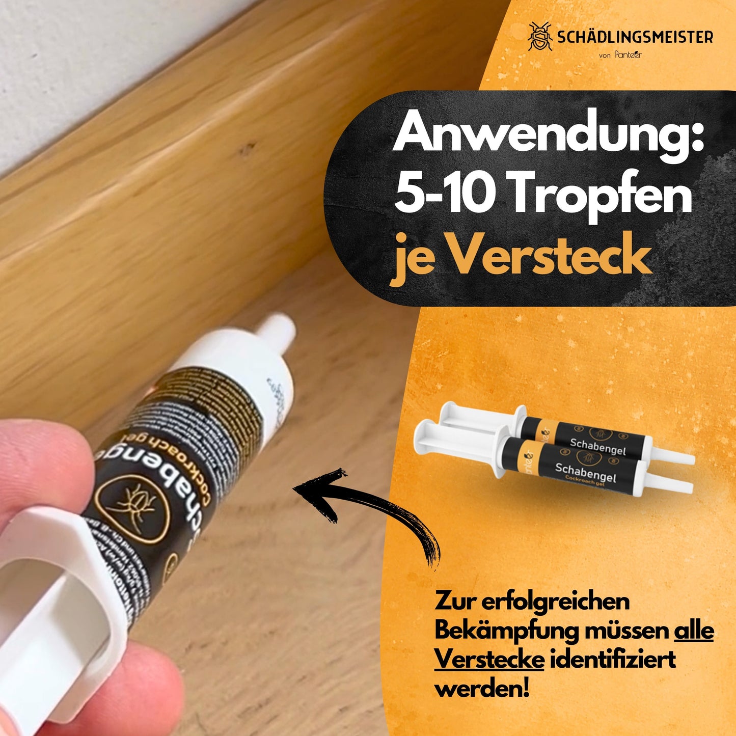 Schabengel - Kakerlaken Gift 2x10g Schabengel (AMP 9 RB)
