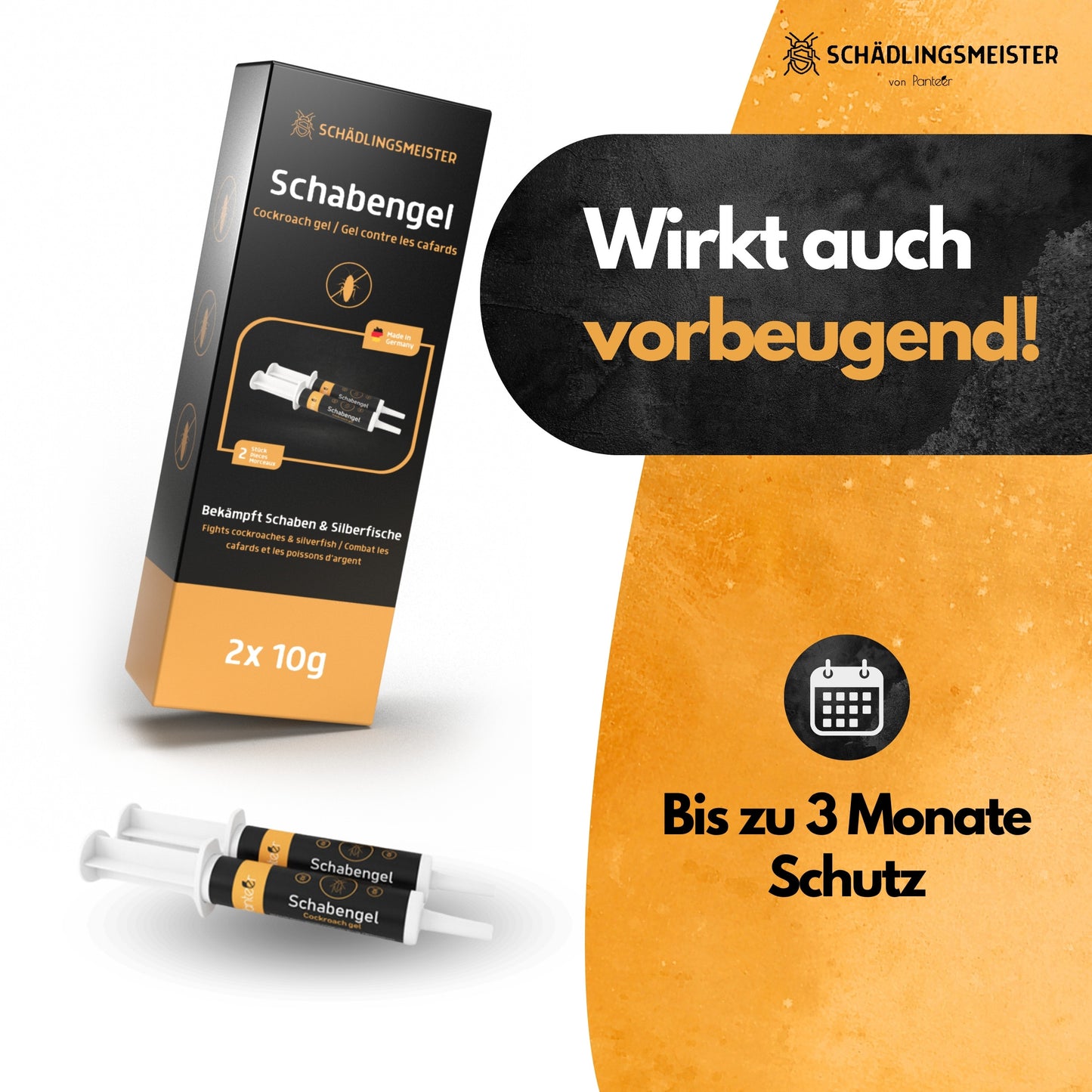 Schabengel - Kakerlaken Gift 2x10g Schabengel (AMP 9 RB)