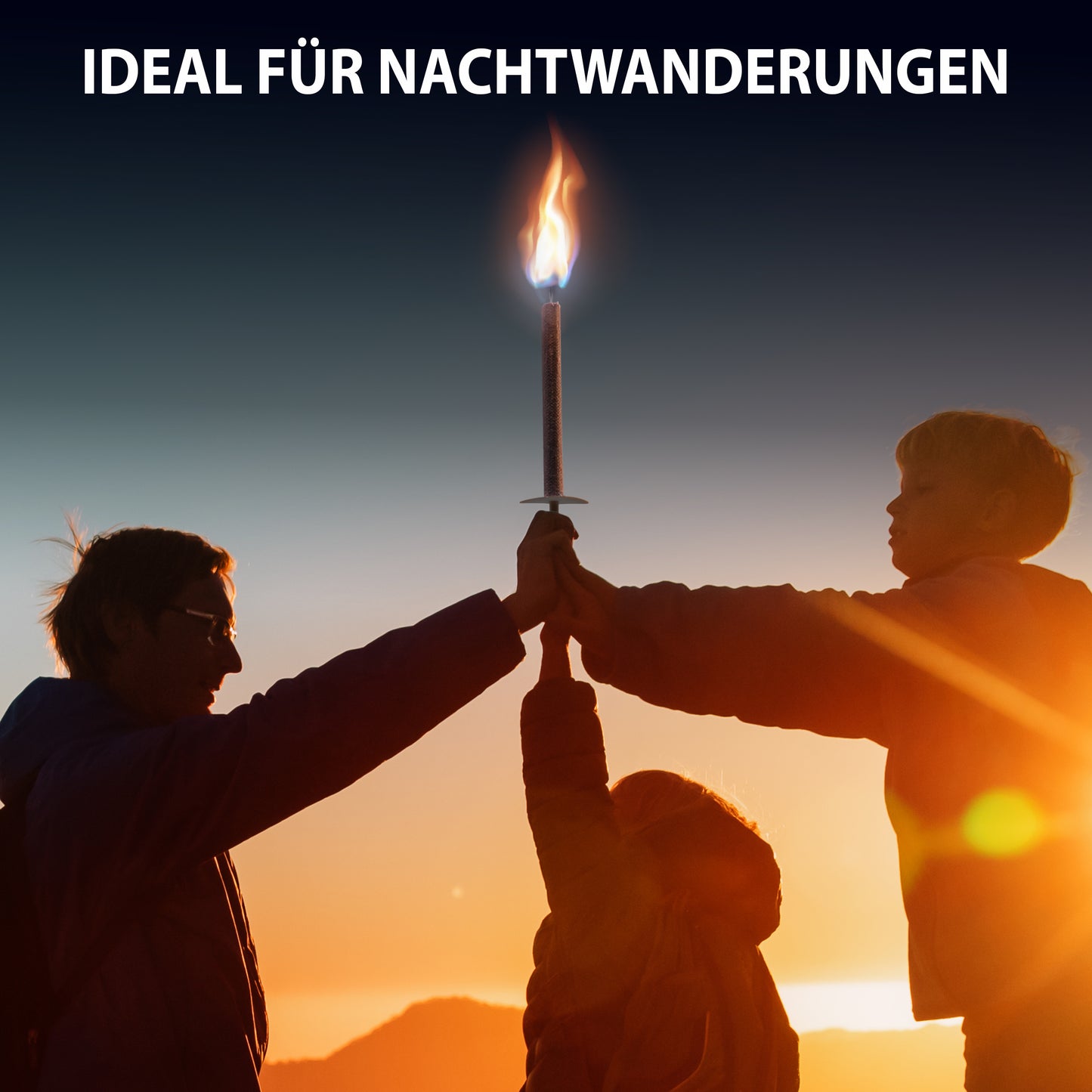 Fackeln - Wachsfackeln für Wanderungen